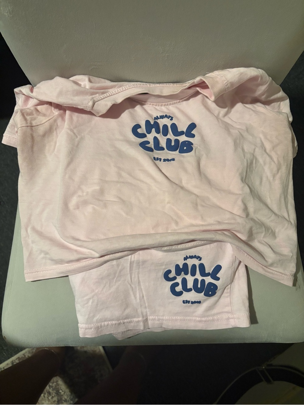 Women PrettyLittleThing Pink 'Chill Club' Graphic Tee